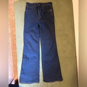 Madewell Dark Blue Flare Jeans